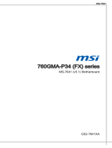 MSI 760GMA-P34 (FX) Manuel utilisateur