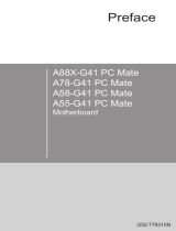 MSI A88X-G41 PC MATE Le manuel du propriétaire