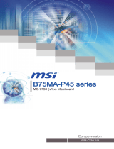 MSI CSM-B75MA-P45 Le manuel du propriétaire