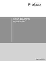 ATX Raider x99a Manuel utilisateur