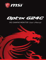MSI Optix G24C Le manuel du propriétaire