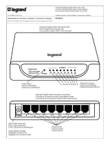 On-Q Desktop 8-Port Gigabit Ethernet Switch - DA1018-V1 Guide d'installation