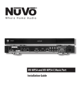 Nuvo Music Port MPS4 and MPS4-E Guide d'installation