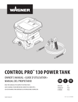 WAGNER Control Pro 130 Power Tank Le manuel du propriétaire