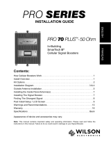 WilsonPro Pro 70 Plus (50Ω) Guide d'installation