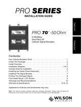 WilsonPro Pro 70 (50Ω) Guide d'installation