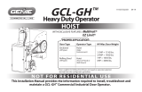 Genie GCL-GH Operator / Installation Manual