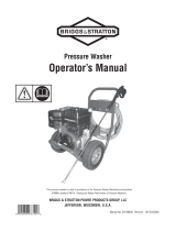 Simplicity OPERATOR'S MANUAL BRIGGS & STRATTON 3200@4.0 PRESSURE WASHER MODEL- 020380-0 Manuel utilisateur