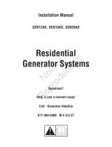 Simplicity HGS INSTALLATION MANUAL RHEEM 12'15'18'20KW STANDBY MODELS- 040254A 040255A 040267A 040268A Guide d'installation