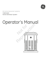 Simplicity OPERATOR'S MANUAL GE 7KW STANDBY MODEL 040315-0 Le manuel du propriétaire