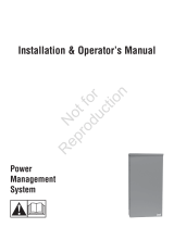 Simplicity INSTALLATION/OPERATOR'S MANUAL POWER MANAGER MODEL- 071035-1 Manuel utilisateur