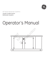 Simplicity OPERATOR'S MANUAL GE LIQUID COOL STANDBY MODELS- 076024-0 076025-0 Manuel utilisateur