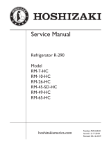 Hoshizaki RM-65-HC Manuel utilisateur
