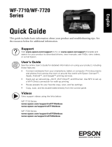 Epson WorkForce WF-7720 Guide de démarrage rapide