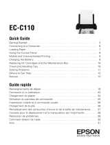 Epson EC-C110 Wireless Mobile Color Printer Mode d'emploi