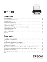 Epson WorkForce WF-110 Guide de démarrage rapide