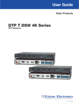Extron DTP T DSW 4K 233 Manuel utilisateur