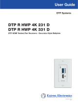 Extron DTP R HWP 4K 231 D Manuel utilisateur