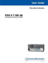 Extron FOX II T HD 4K Manuel utilisateur