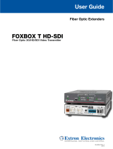 Extron FOXBOX T HD-SDI Manuel utilisateur