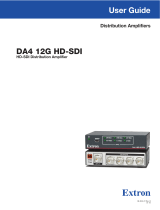 Extron DA4 12G HD-SDI Manuel utilisateur