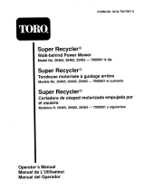 Toro Super Recycler Mower Manuel utilisateur