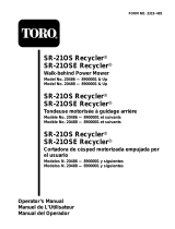 Toro Super Recycler Mower, SR-21OS Manuel utilisateur