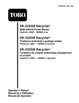 Toro Super Recycler Mower, SR-21OSBB Manuel utilisateur