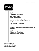 Toro Carefree Electric WPM, 120 VAC Manuel utilisateur