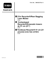 Toro 21in Recycler/Rear Bagging Lawn Mower Manuel utilisateur
