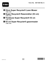 Toro 53cm Super Recycler Lawn Mower Manuel utilisateur