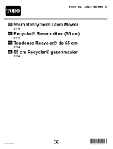 Toro 55cm Recycler Lawn Mower Manuel utilisateur
