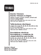Toro 15" Electric Trimmer Manuel utilisateur