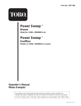 Toro Power Sweep Blower Manuel utilisateur
