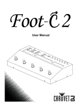 CHAUVET DJ Foot-C 2 DMX Controller Manuel utilisateur