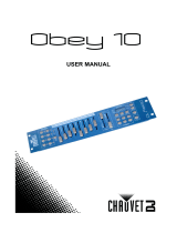 CHAUVET DJ Obey 10 DMX Controller Manuel utilisateur