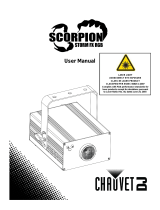 CHAUVET DJ Scorpion Storm FX RGB Manuel utilisateur