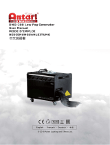 Antari DNG-200 Low Fog Machine Manuel utilisateur