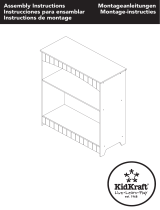 KidKraft Nantucket 2-shelf Bookcase Assembly Instruction