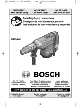 Bosch RH850VC Manuel utilisateur