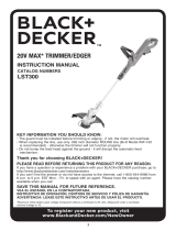 BLACK DECKER LST320C Manuel utilisateur