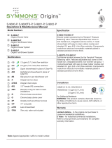 Symmons S-9601-P-1.5-TRM Guide d'installation