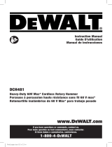 DeWalt DCH481X2w899 Manuel utilisateur
