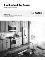 Bosch HDI8054U/03 Guide d'installation
