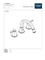 GROHE 25154000 Guide d'installation