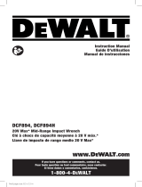 DeWalt DCF894B230C Manuel utilisateur