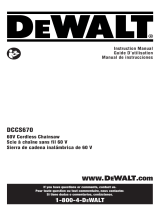 DeWalt DCCS620 Manuel utilisateur