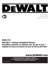 DeWalt DCBL770X1606 Manuel utilisateur