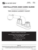 Glacier Bay 67655-0001 Guide d'installation