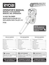 Ryobi P755-P163 Manuel utilisateur